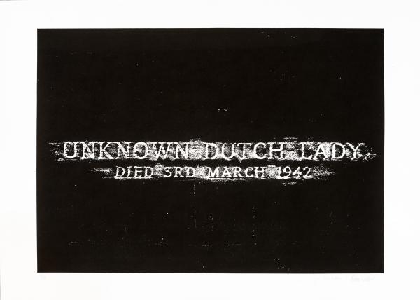 unknown dutch lady
